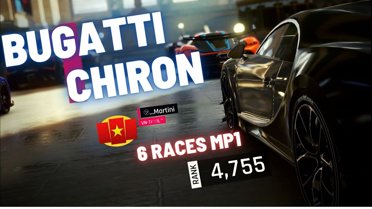 6 Races MP with Bugatti Chiron | Quẩy đêm khuya | Asphalt 9