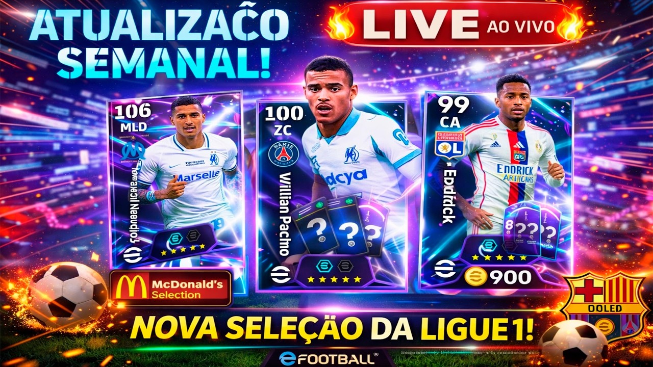 ATUALIZAÇÃO SEMANAL NOVOS JOGADORES SHOW TIME #efootball2026