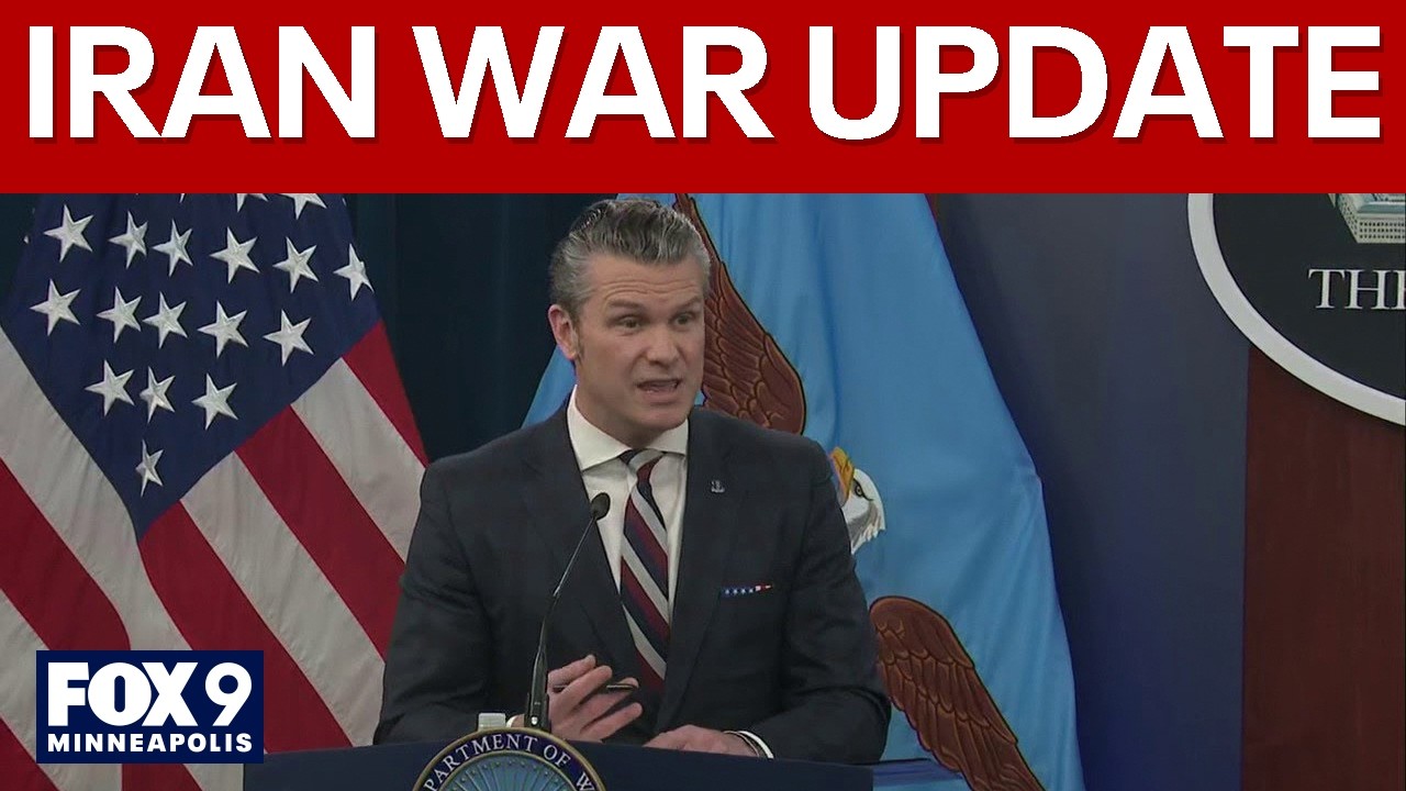 Iran war: Hegseth said US sub sank Iranian warship with torpedo  [FULL BRIEFING]
