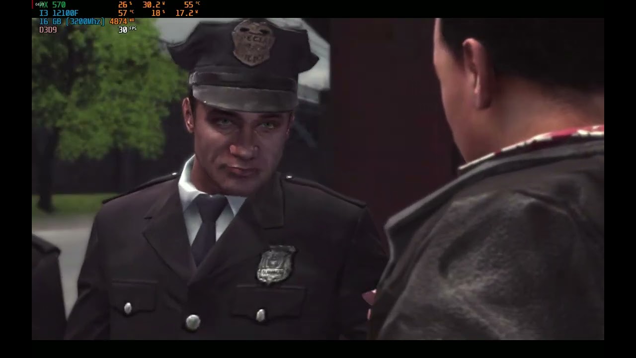 Mafia II PC Gameplay (27), i3 12100f, RX 570 4GB.