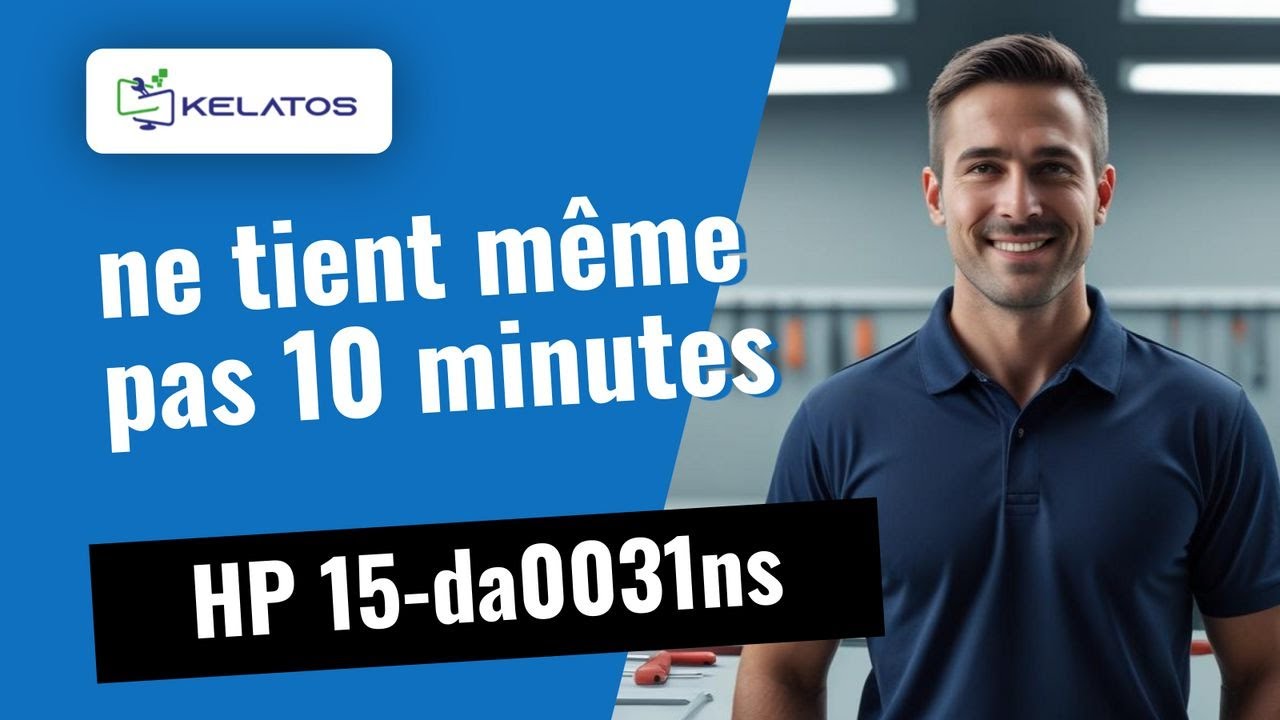 Votre HP 15-da0031ns ne tient même pas 10 minutes ? 🔋 Changement de batterie