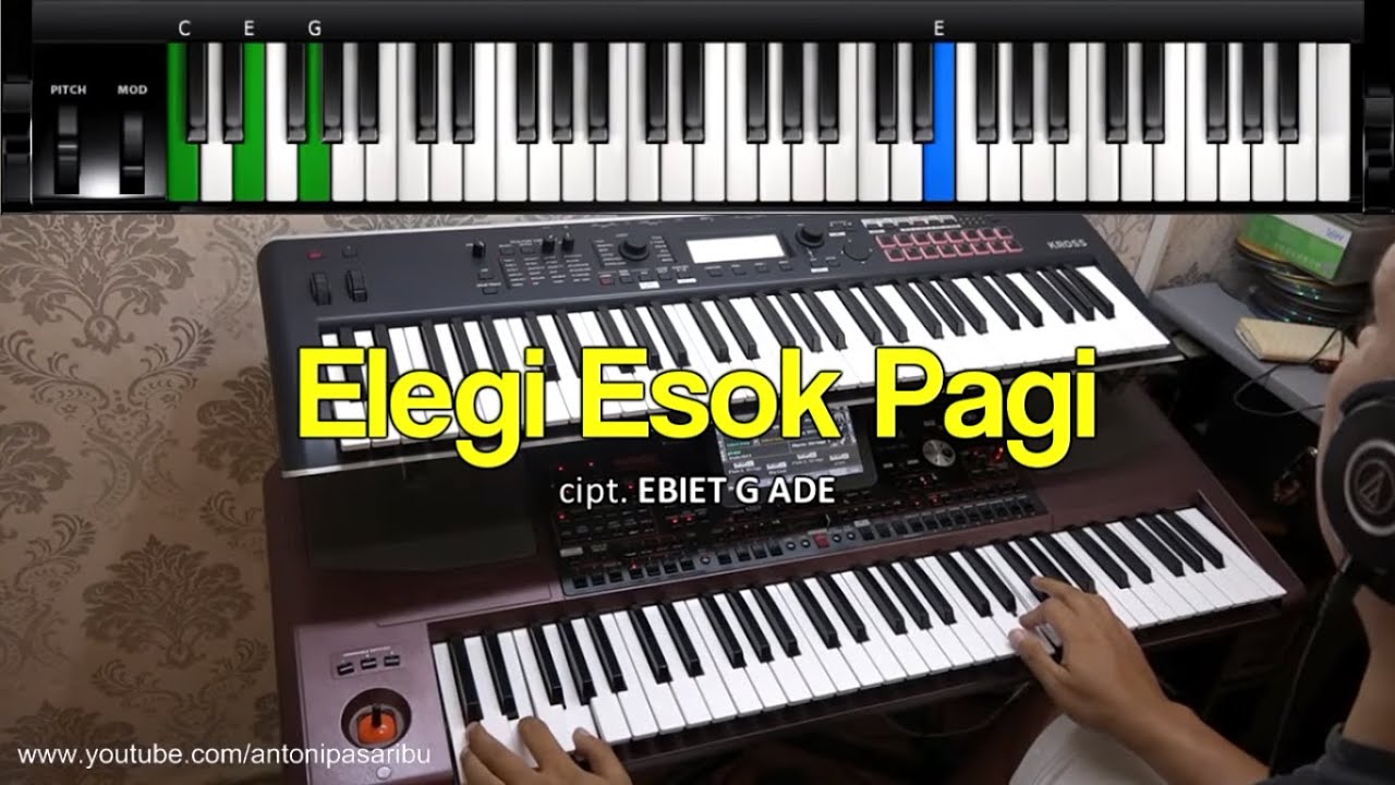 KARAOKE ELEGI ESOK PAGI-EBIET G ADE. KEYBOARD ANTONI PASARIBU