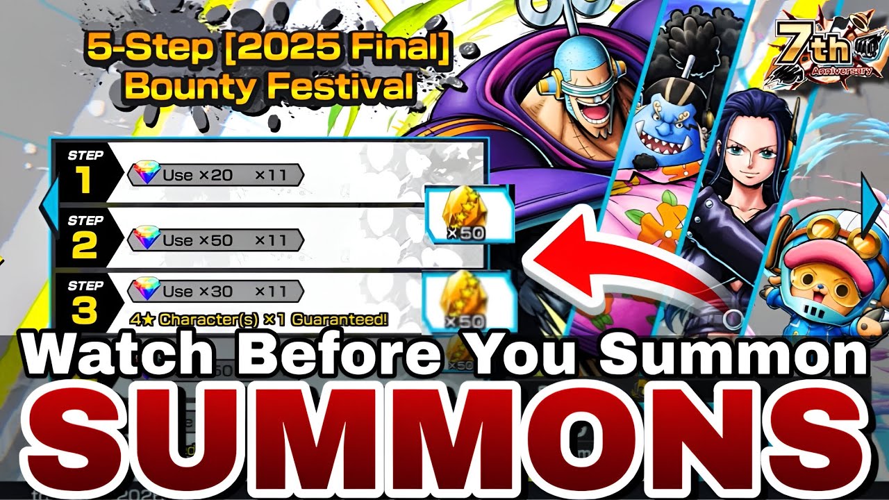 New 100 Frags Scout 2025 Final Bounty Festival Summons(Worth It?) In One Piece Bounty Rush OPBR...