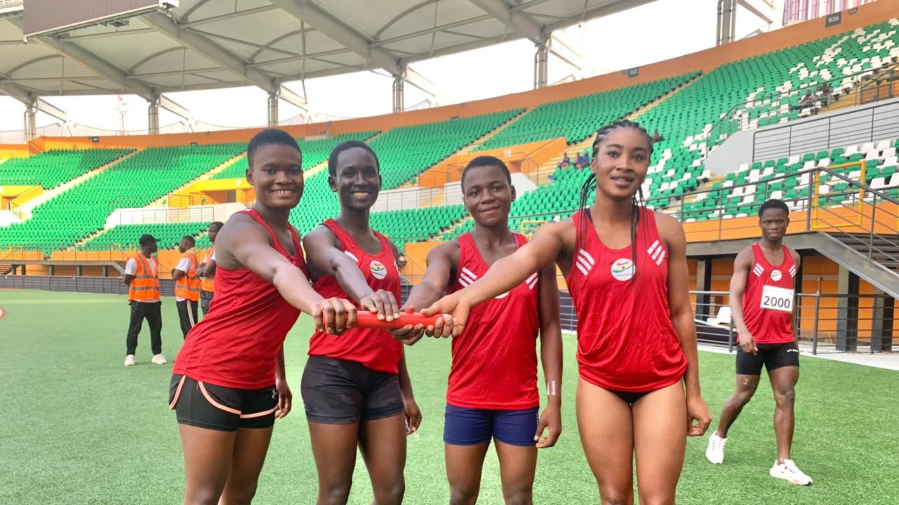 Ghana U20 quartet won women 4x100m relay  ||48.56sec||4-Nation Junior Athletics championships.