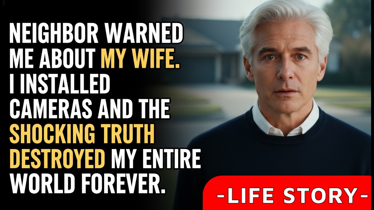 My Neighbor Whispered, “A Man Sneaks Into Your House—Whenever You’re On A Business Trip.” Then I…