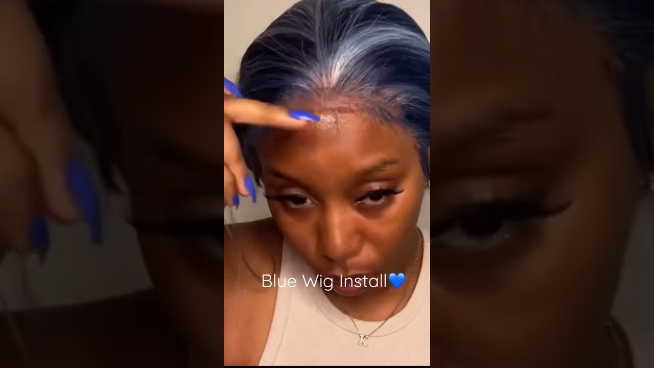 Blue Wig Install💙 