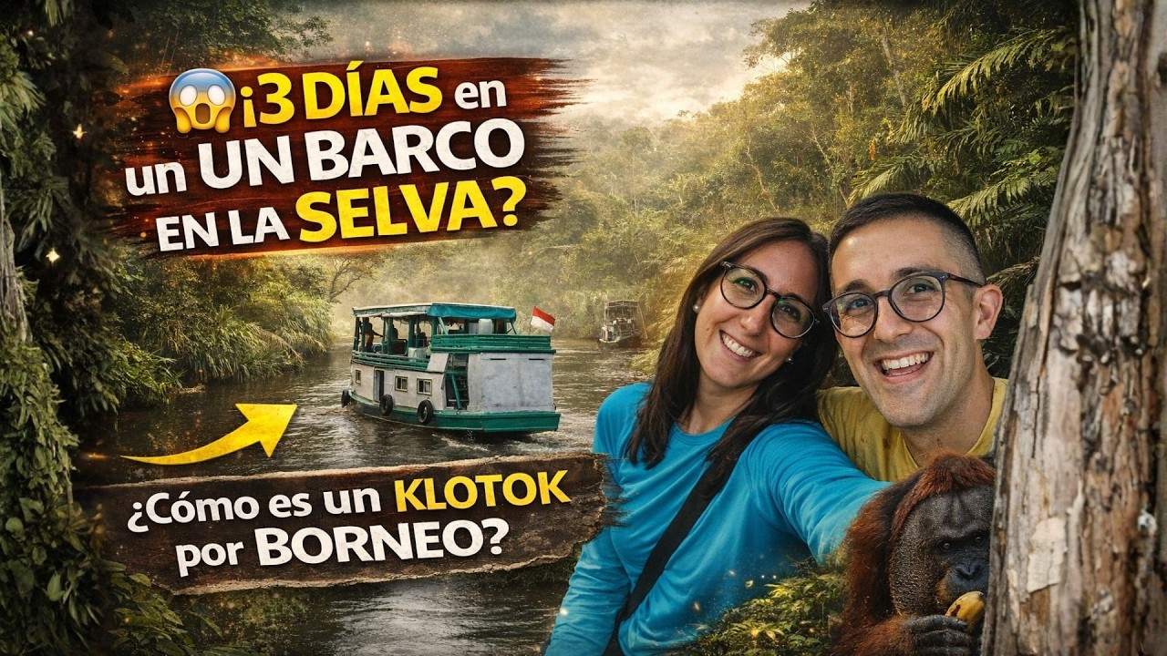 ¿Cómo es un Klotok por Borneo?  3 Días durmiendo en un barco en mitad de la jungla