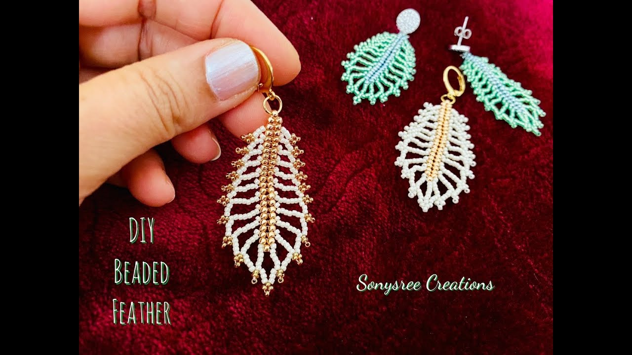Centipede Earrings || Seed Beads Earrings || Boho Style Earrings || DIY Beaded Earrings