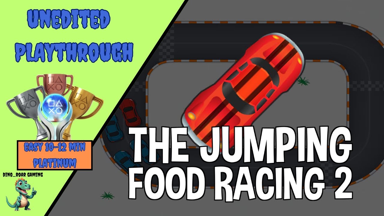 The Jumping Food Racing 2 - Unedited Platinum Trophy Playthrough (PS4/PS5)