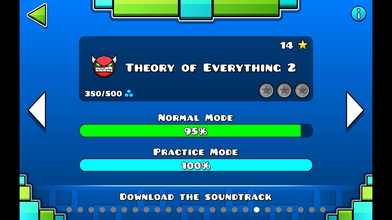 играем в Geometry Dash / easy demons