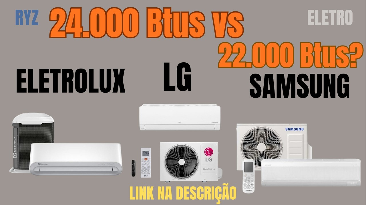 🔴 ELECTROLUX 24 000 BTUs VS LG DUAL INVERTER 22 000 BTUs VS SAMSUNG WINDFREE 22 000 BTUs