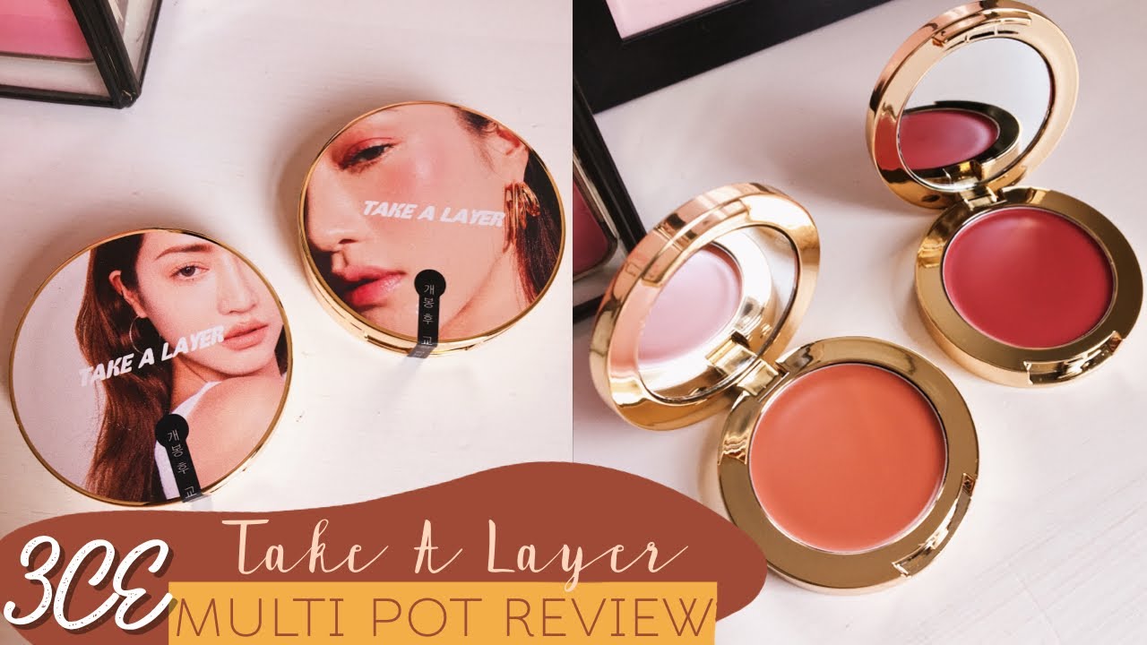 3CE Take A Layer Multi Pot Review (Diotoma & Cabbage Rose)