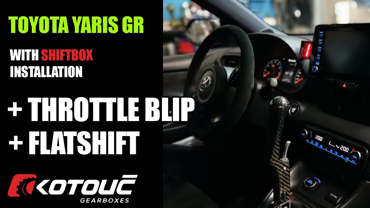 🚀 KOTOUC GEARBOXES | Toyota Yaris GR sequential install with throttle blip! 🚀⚡