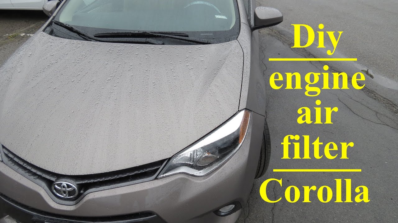 How to ● change your 2013 - 2018 Toyota Corolla Engine Air Filter