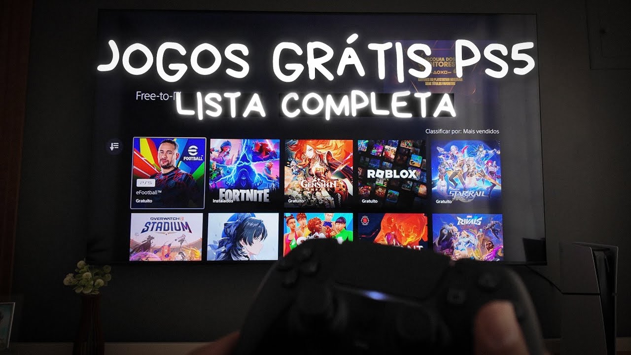 TODOS os JOGOS GR&Aacute;TIS do PS5 ATUALIZADO! (Cat&aacute;logo Completo 2025)