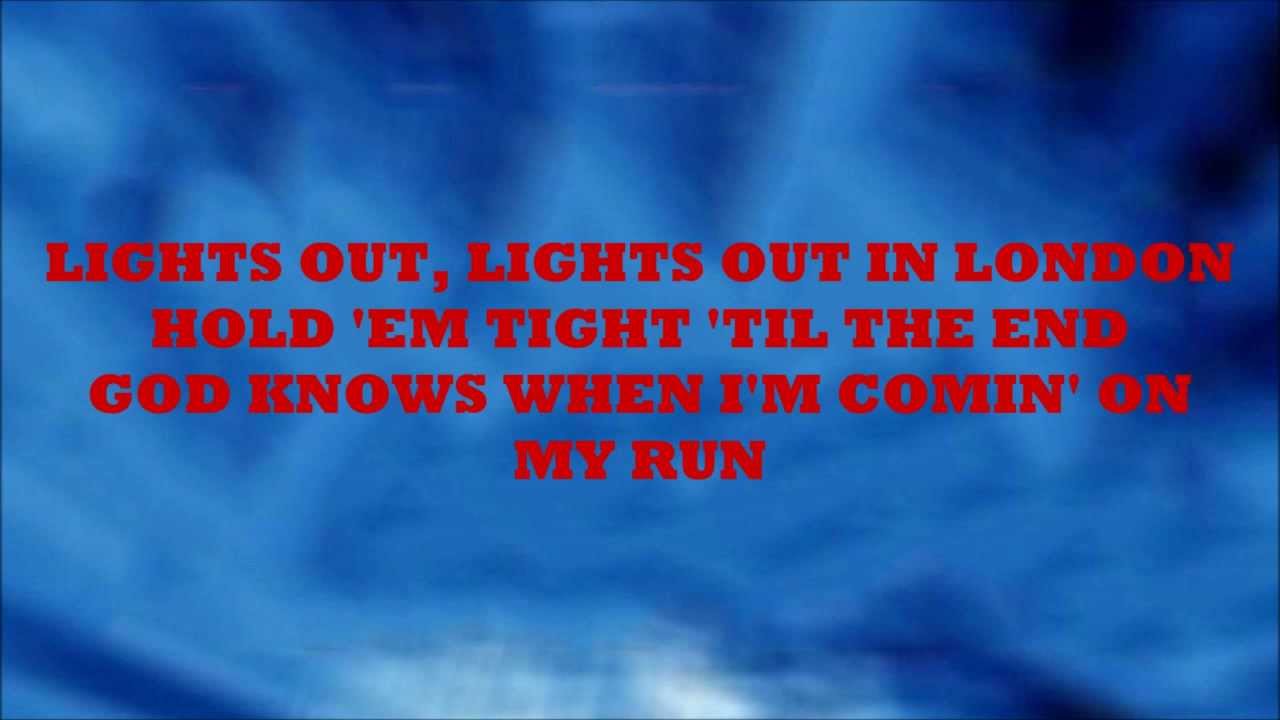 Lights Out-UFO avi. karaoke