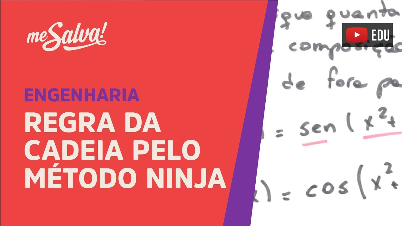 Me Salva! DER11 - Regra da cadeia pelo Método Ninja!