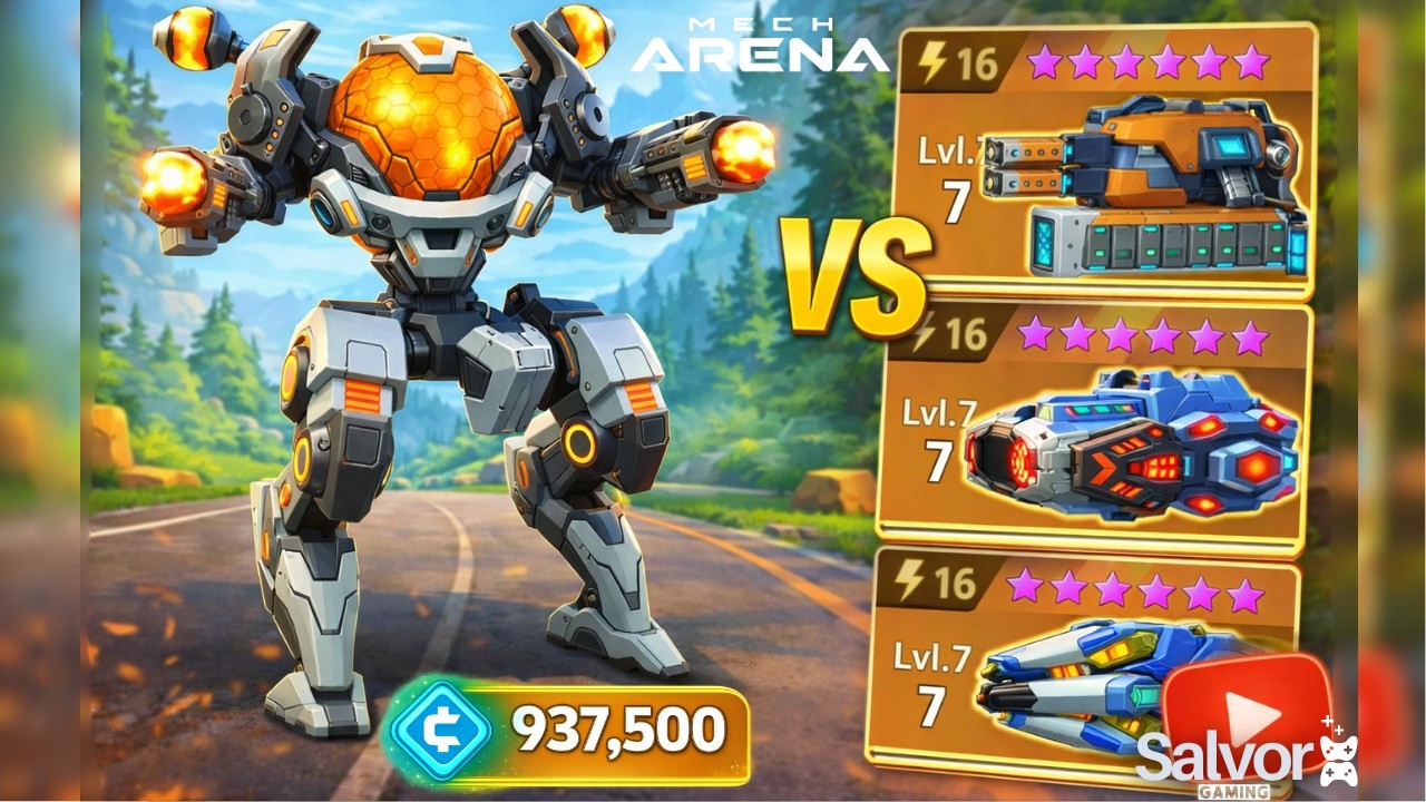 🔥 SOLIS with Dreadshot 16 , Savant 16 , Berserker 16 – Best Build in Mech Arena?