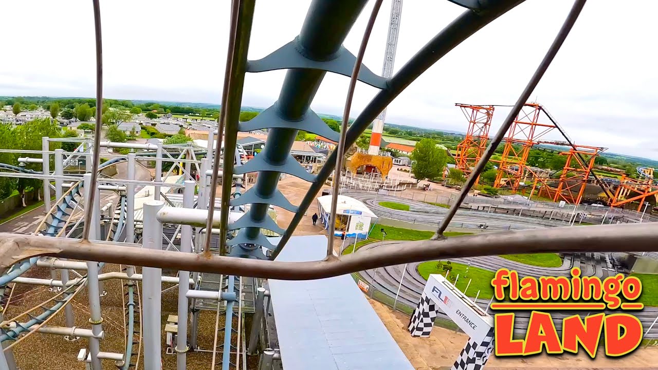 Hero - Volare Flying Coaster 🤕 | Flamingo Land 🇬🇧 | Onride POV