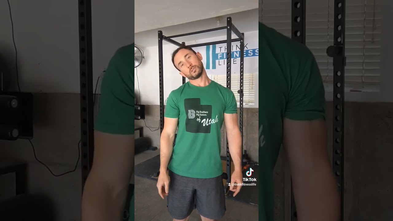 Full body warmup part 1 #neckmobility #neck #neckwarmup #tightneck #stiffneck #thinkfitnesslife