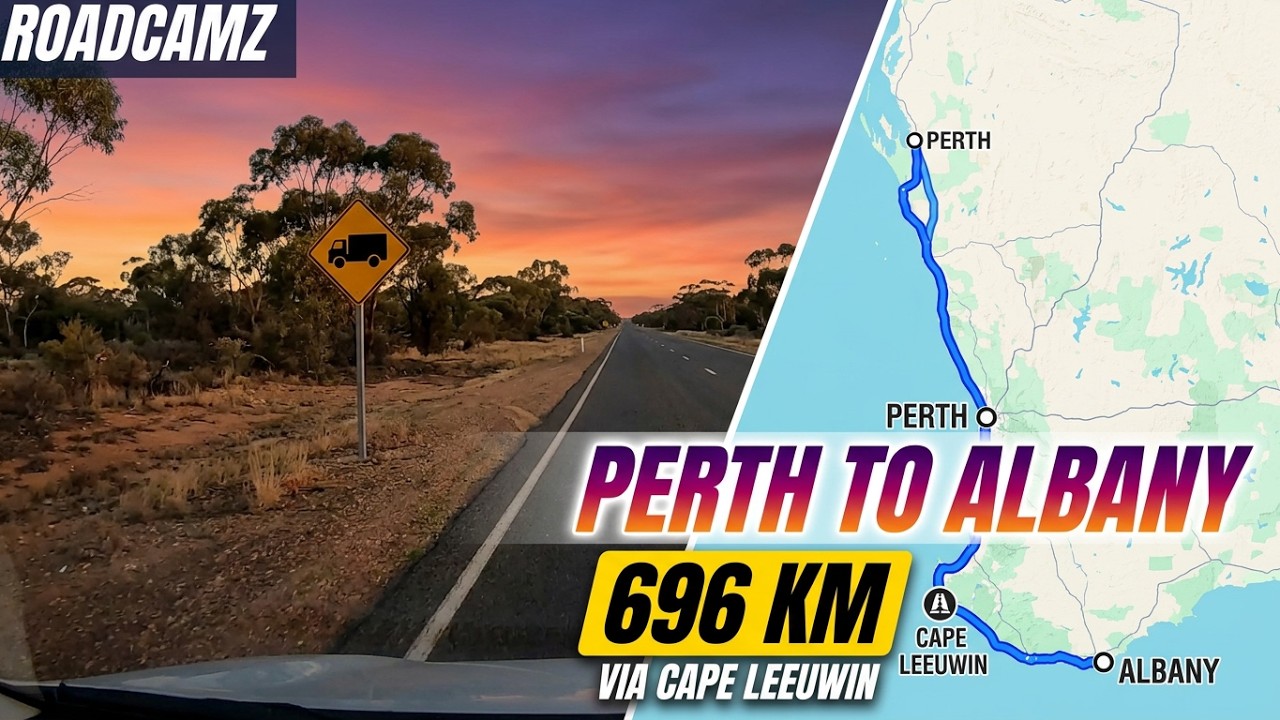 Perth to Albany | Australia Ultra Long Drive  - A Complete Real Time Road Trip