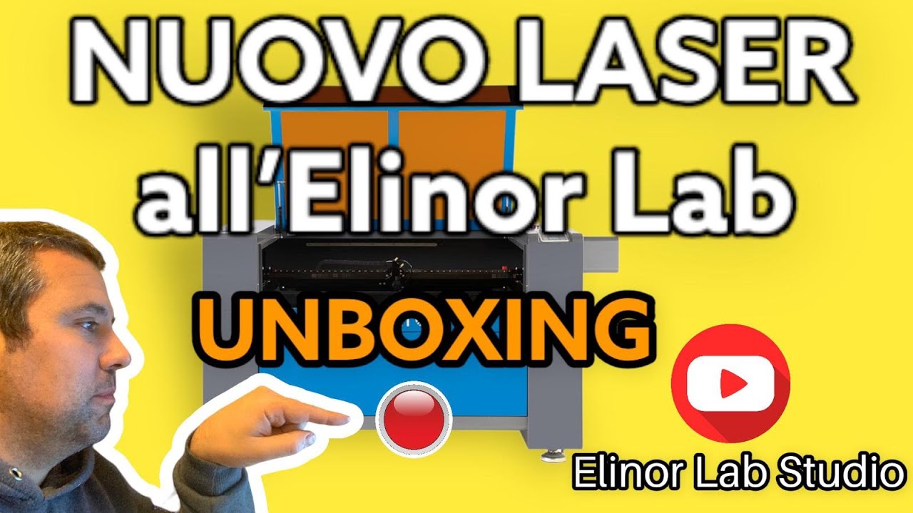 ElinorLab unboxing nuovo laser Co2 Ornion e configurazione di rete