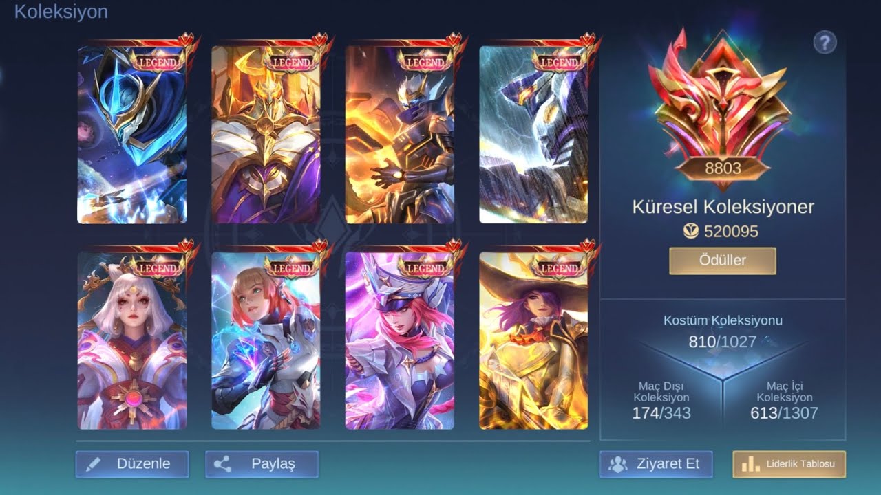 KÜRESEL TOP 8 K SIRALAMA MOBİLE LEGENDS 