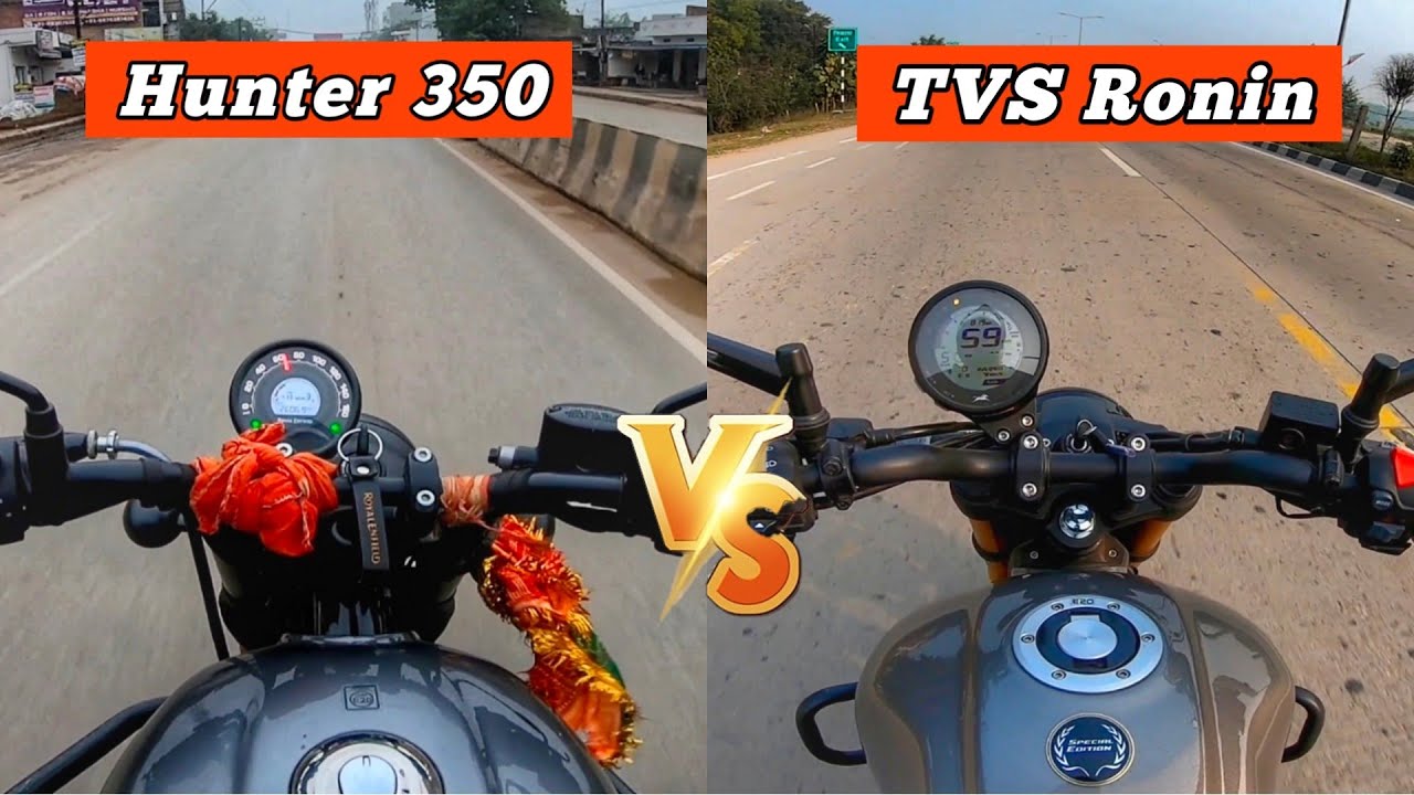 2024 Royal Enfield Hunter 350 VS TVS Ronin 225 | Detailed Comparison | Which One To Buy ? |