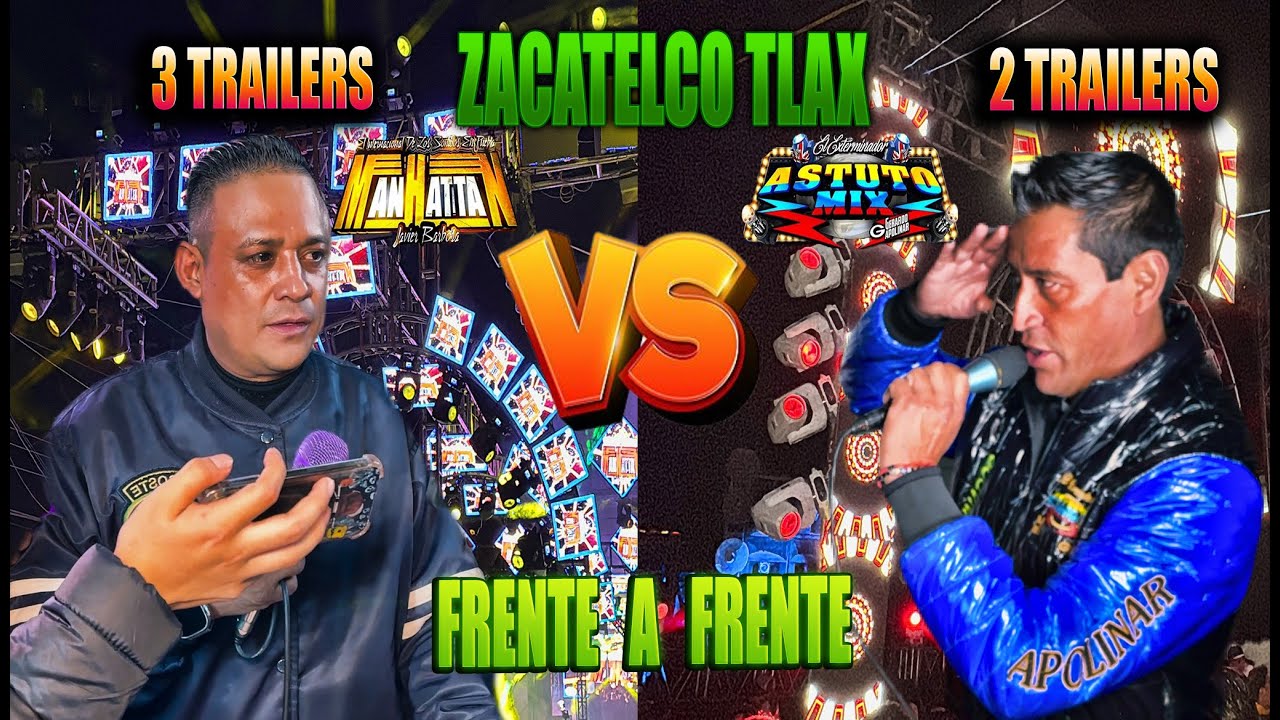 🔥🔊SONIDO MANHATTAN VS SONIDO ASTUTO MIX ZACATELCO TLAX VOL2 28/DIC/2025
