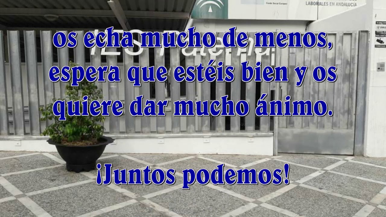 IES Paterna, deseando veros.