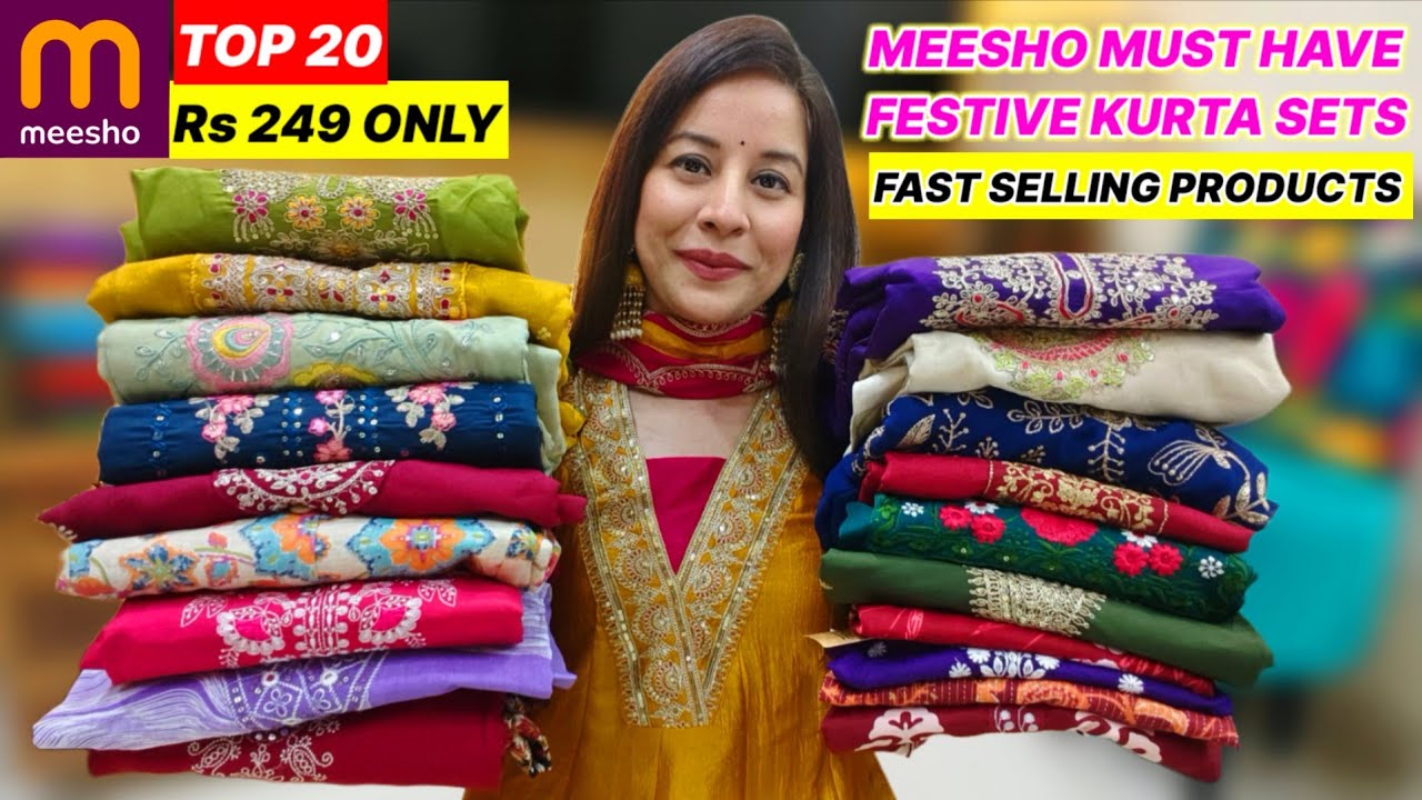 I Tried MEESHO Best Selling 20 Kurta/Kurti Set/Cord Set Haul Starting 249 😍 Honest Review  #meesho 
