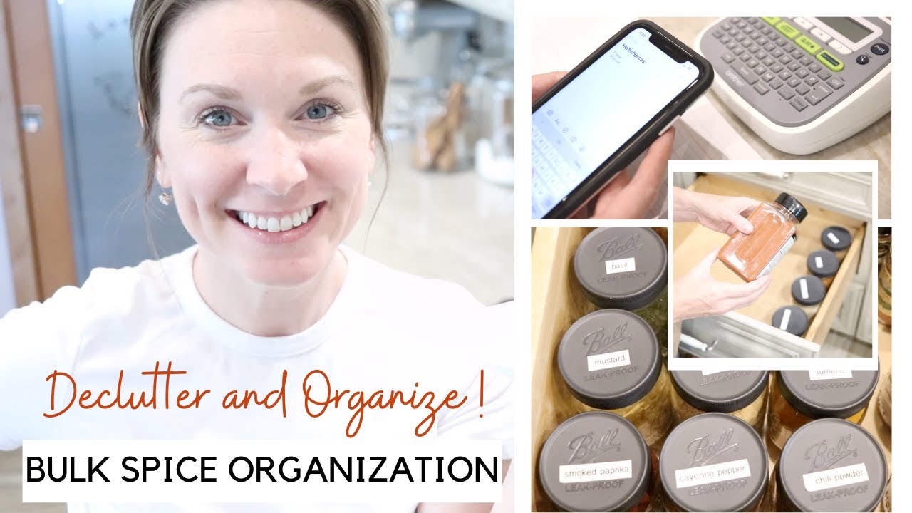 Major Spice Drawer Clean Out and Declutter | Organize BULK SPICES with Me! | Kitchen Organization