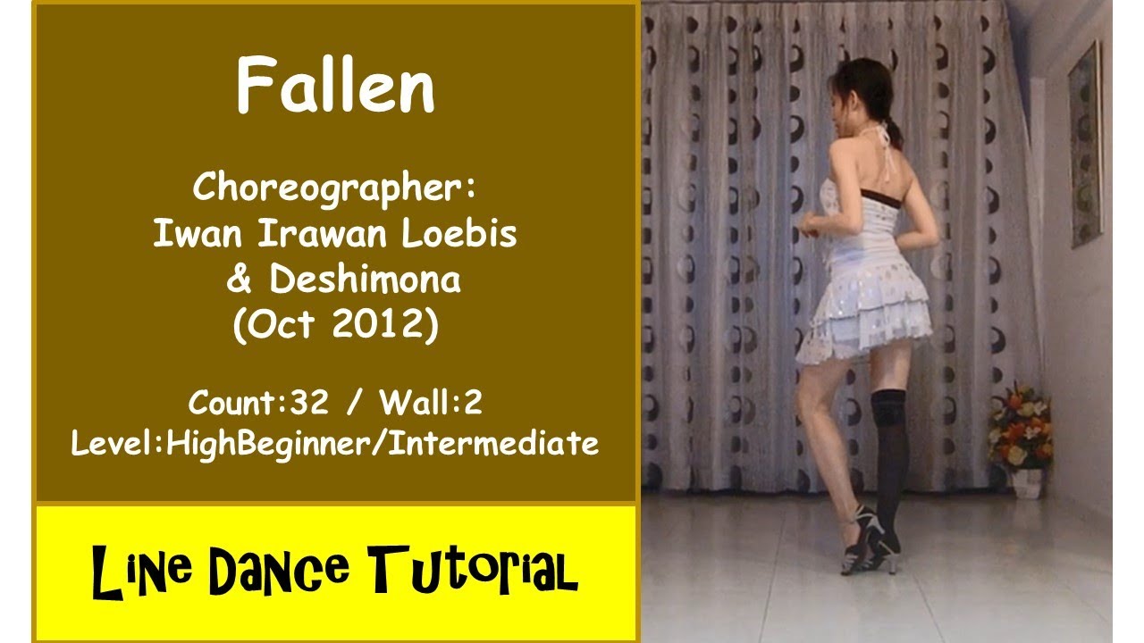 (Line Dance Tutorial) Fallen - Iwan Irawan Loebis & Deshimona