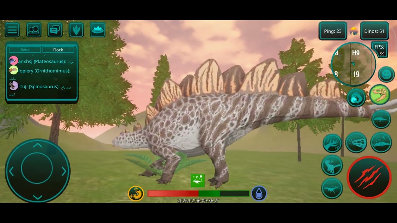 BreadPlate Stegosaurus gameplay in the cursed dinosaur isle. 