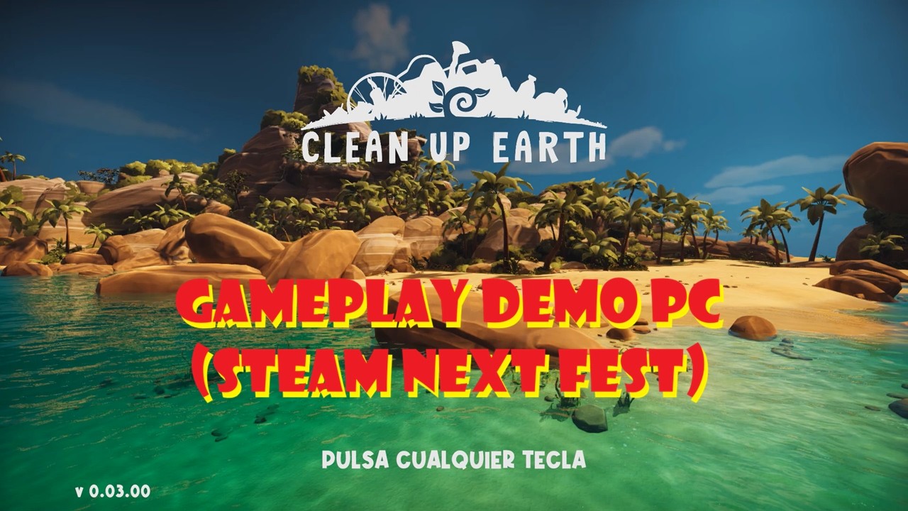 Clean Up Earth (Demo Español) de PC (Windows 11) (Steam Next Fest Febrero 2026). Gameplay