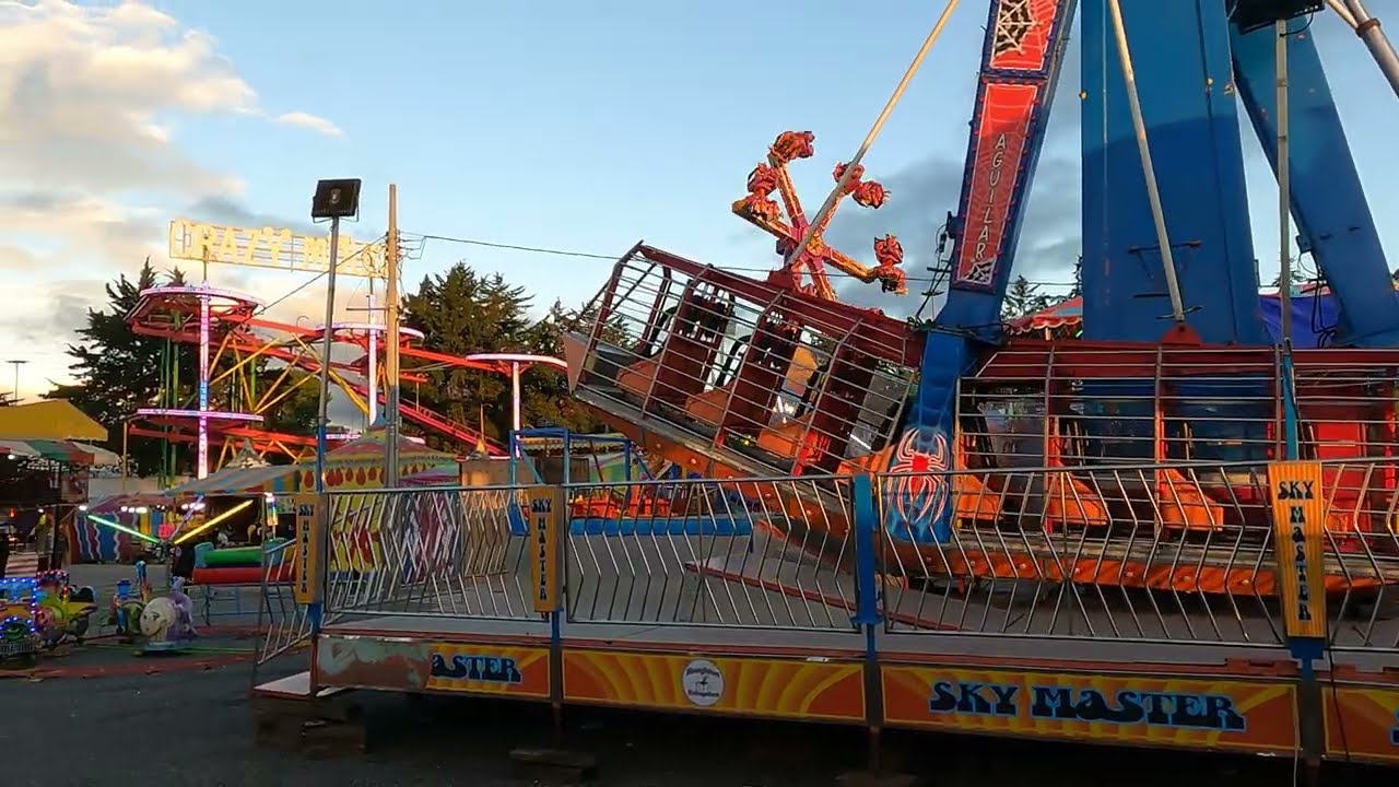 Este es el SKYMASTER de Diversiones AGUILAR que estuvo presente en la feria HUAMANTLA 2023
