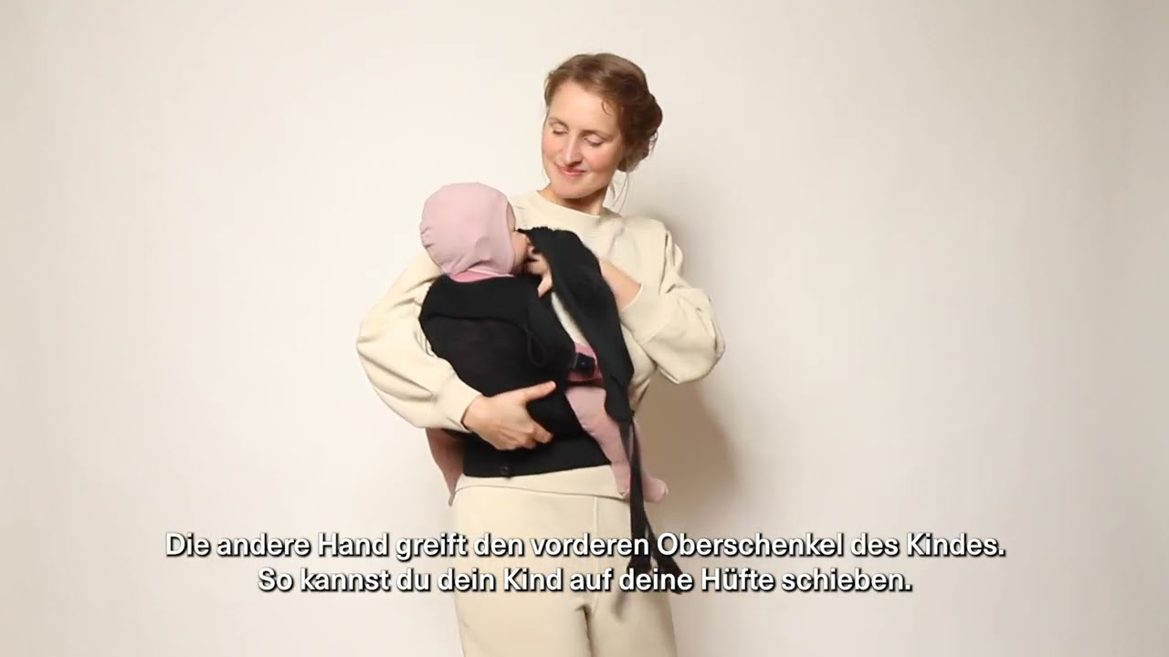 Flybaby Babytrage - How To: R&uuml;ckentragen
