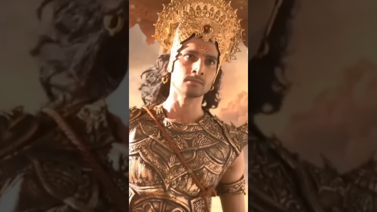 आखिर क्यों कर्ण विराट युद्ध में अर्जुन से हार गए थे karna arjuna yudh #shorts #mahabharat
