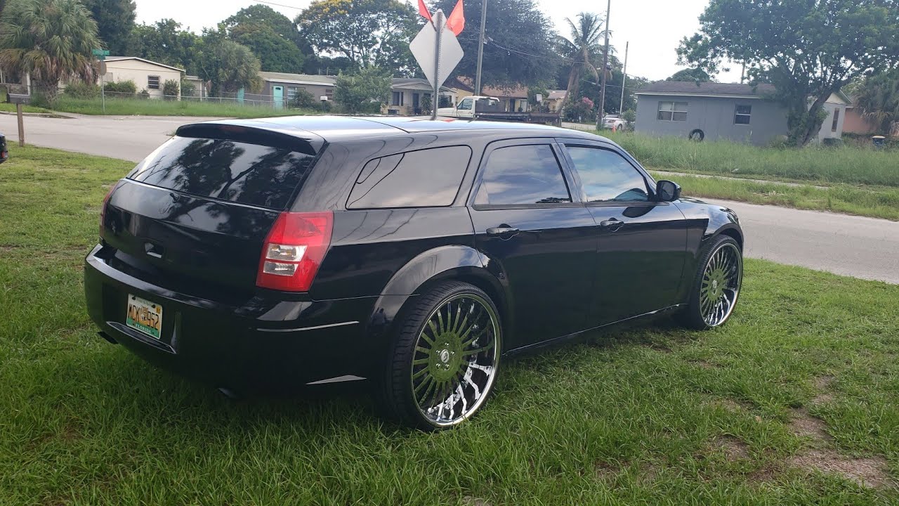 My brother juice 05 Dodge magnum RT Transformation on Stag 24 Inch Forgiatowheels