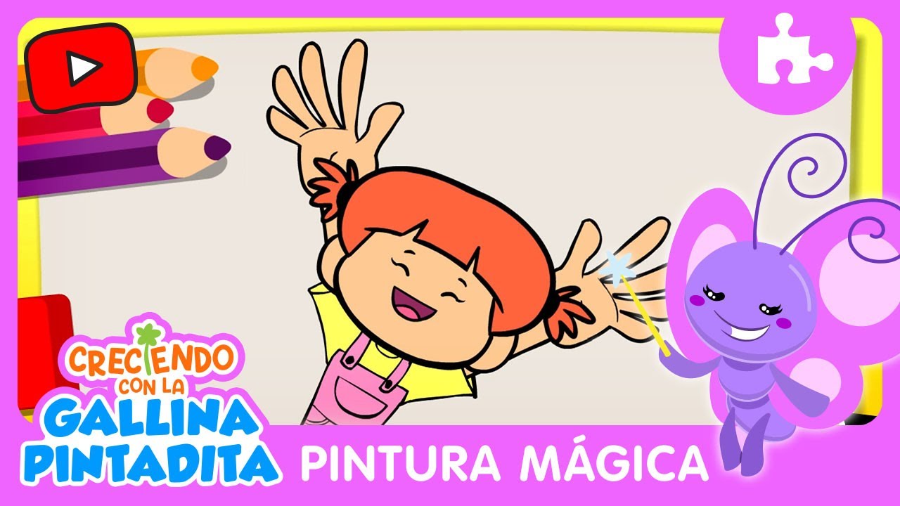 Creciendo con la Gallina Pintadita | Pintura Mágica - Mariana