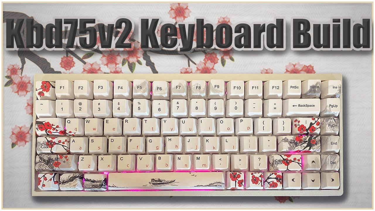 KBD75v2 Build Guide!! | Lubed Gateron Milky Black Switches!! | Complete Mechanical Keyboard Build!!