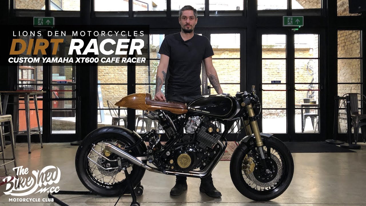 'Dirt Racer' custom Yamaha XT600 café racer by Lions Den Motorcycles