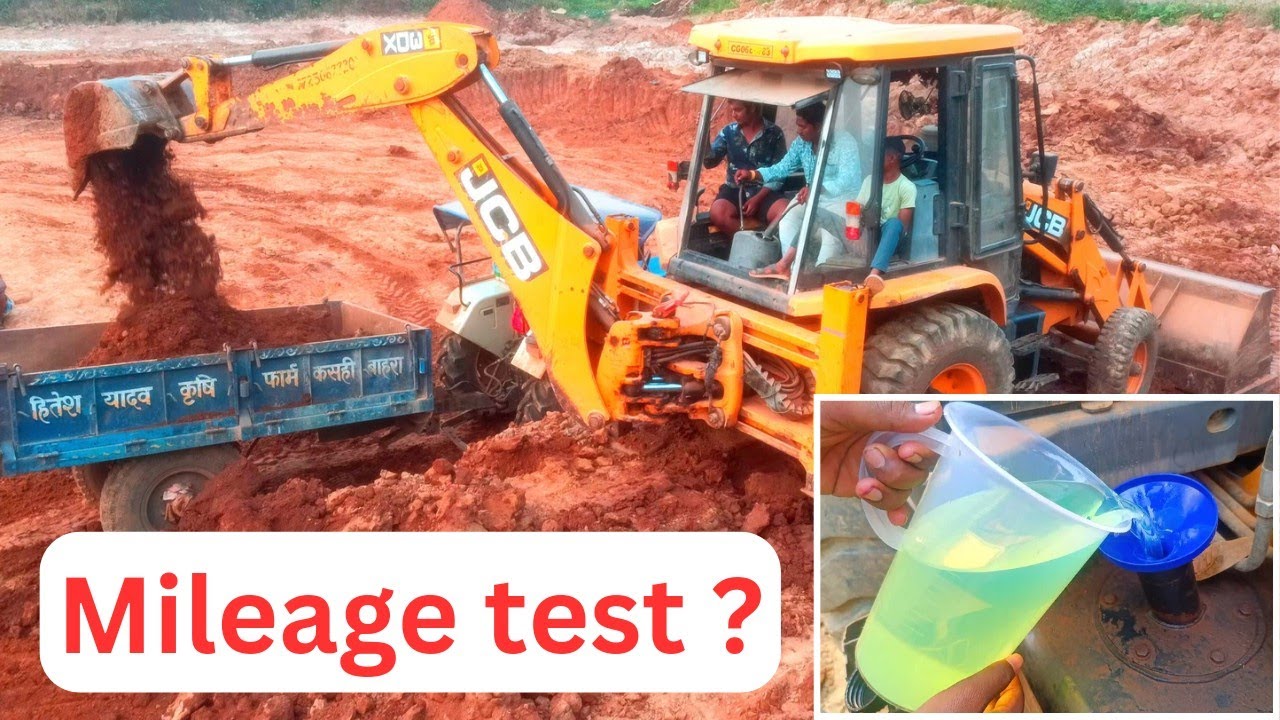 JCB 3dx mileage test | #jcb average