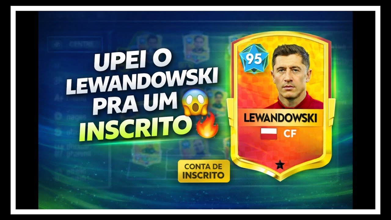UPEI O LEWANDOWSKI NA CONTA DE UM INSCRITO 😱🔥(DEU MUITO CERTO!)#Lewandowski #dls26 #ContaDeInscrito 