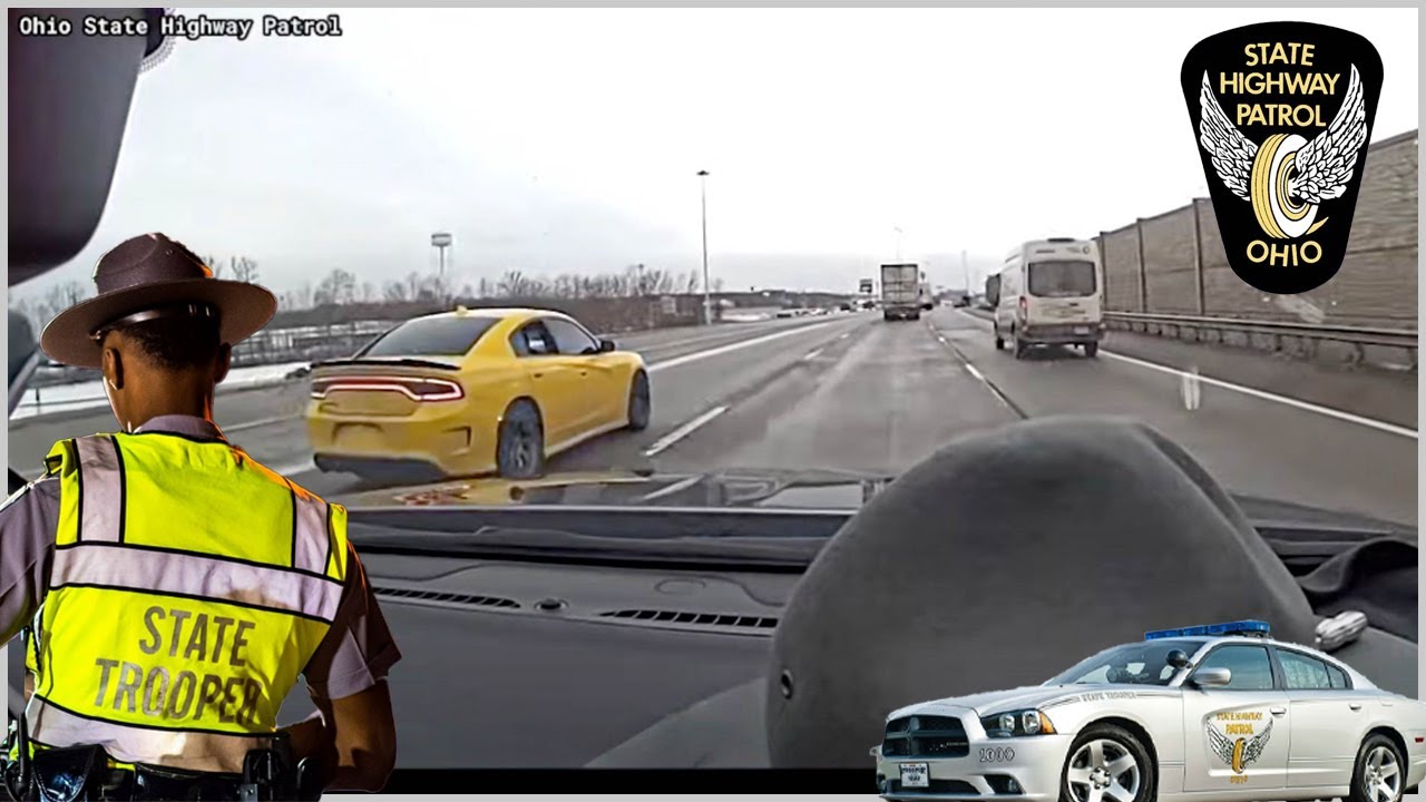 STOLEN Charger Scatpack 392 does OHIO STATE POLICE F***ING Dirty TWICE in a day!
