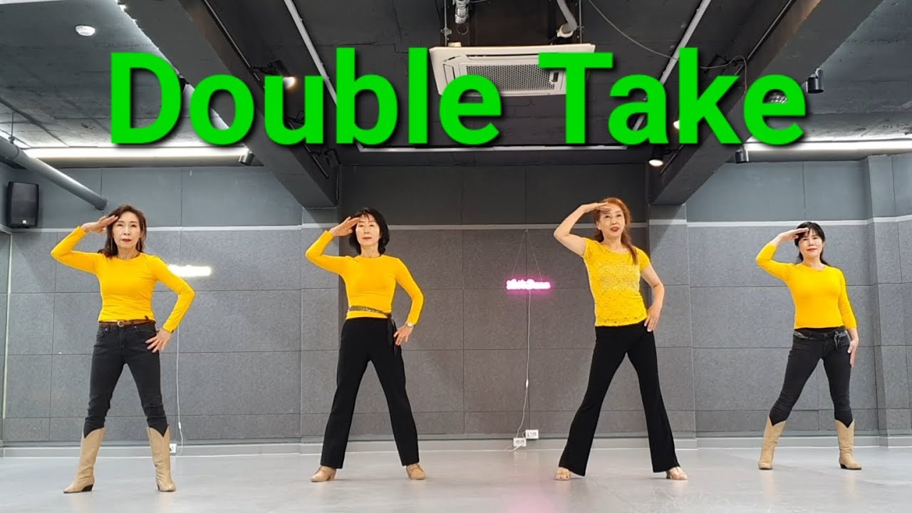 Double Take line dance (High Intermediate) Demo