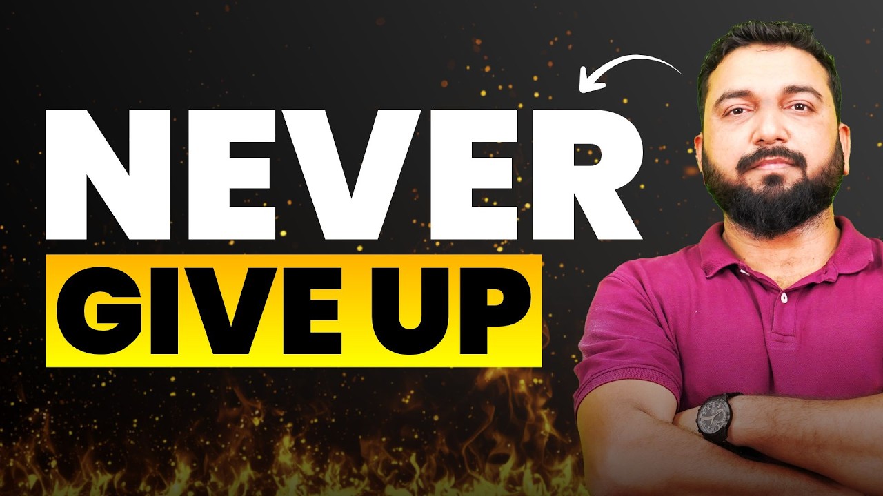 Why Should We Never Give Up ?🔥 Powerful Motivation by Vineet Pandey Sir | Life Lessons 🔥