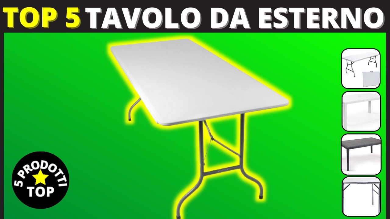 TAVOLO DA ESTERNO - I 5 Migliori Tavolini da esterno giardino (2023)
