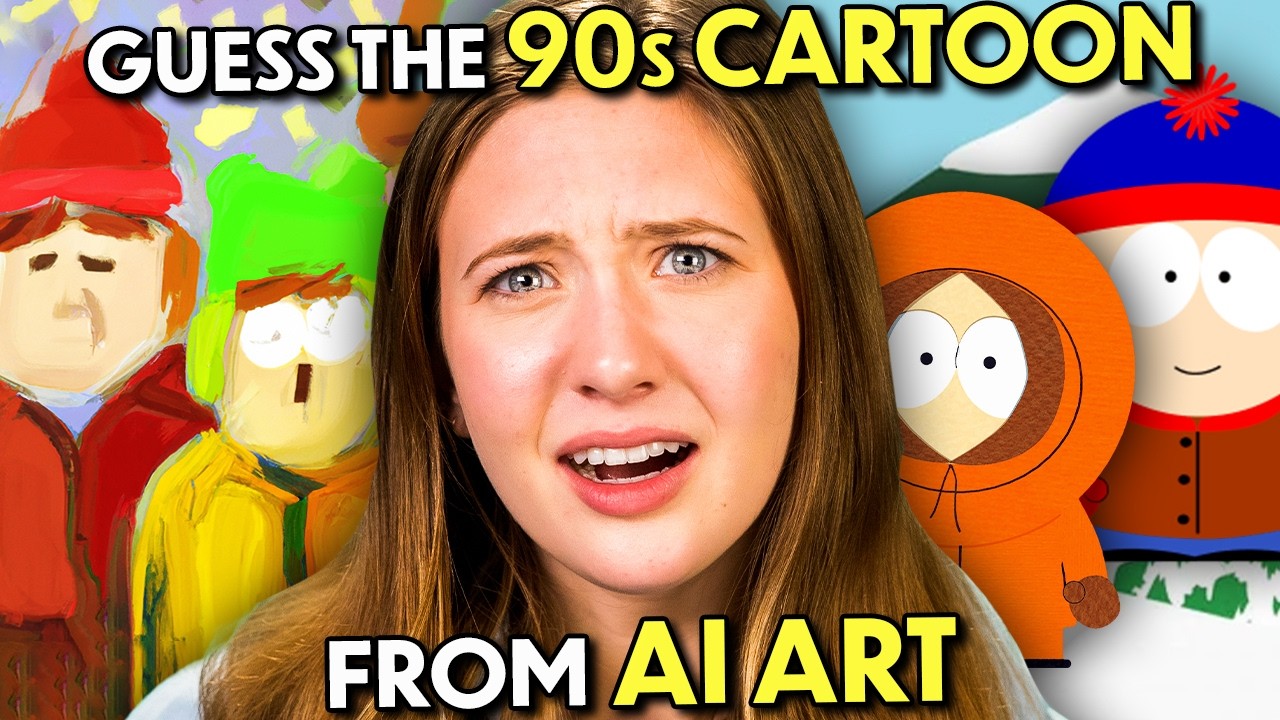 Adults Guess The 90s Cartoon From A.I Art! (Nickelodeon, Cartoon Network, Comedy Central)