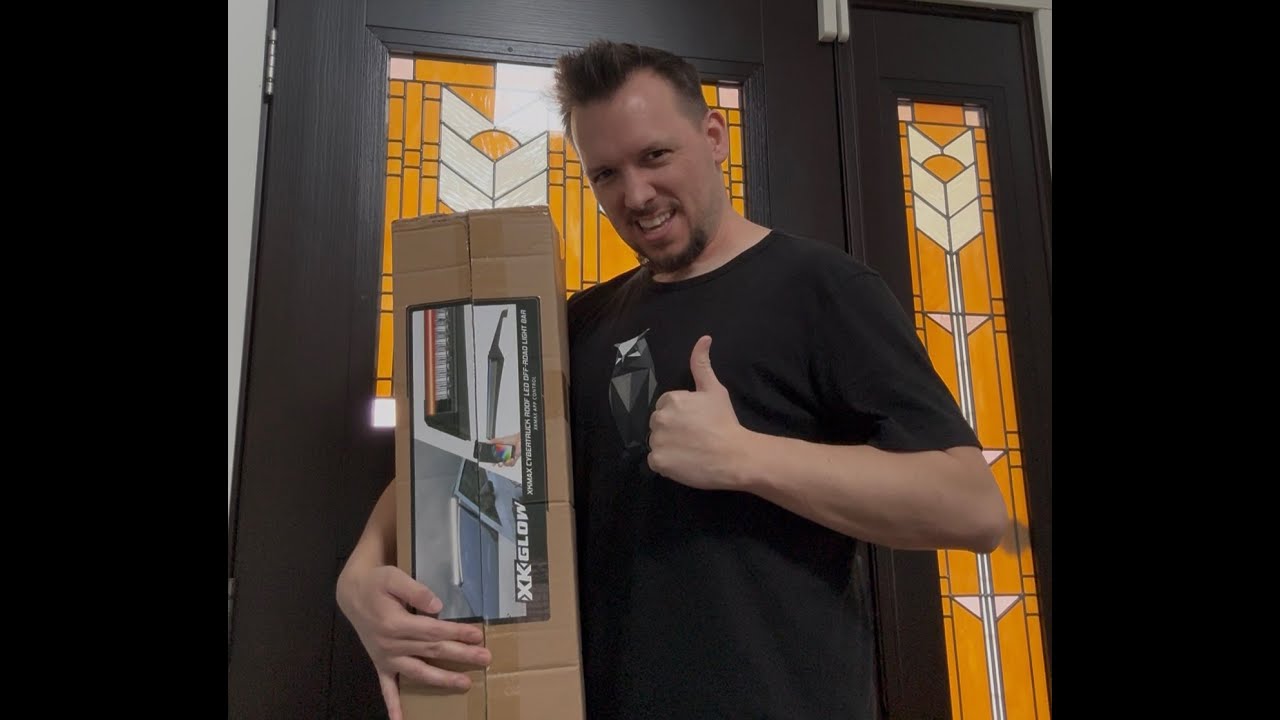 XKGlow Cybertruck Lightbar Unboxing, Installing and Demo!